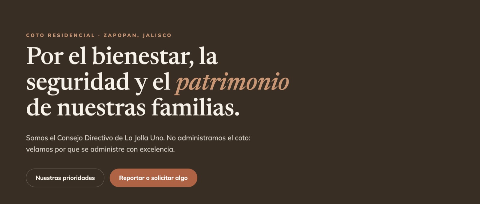 Portada del portal cotolajolla.com